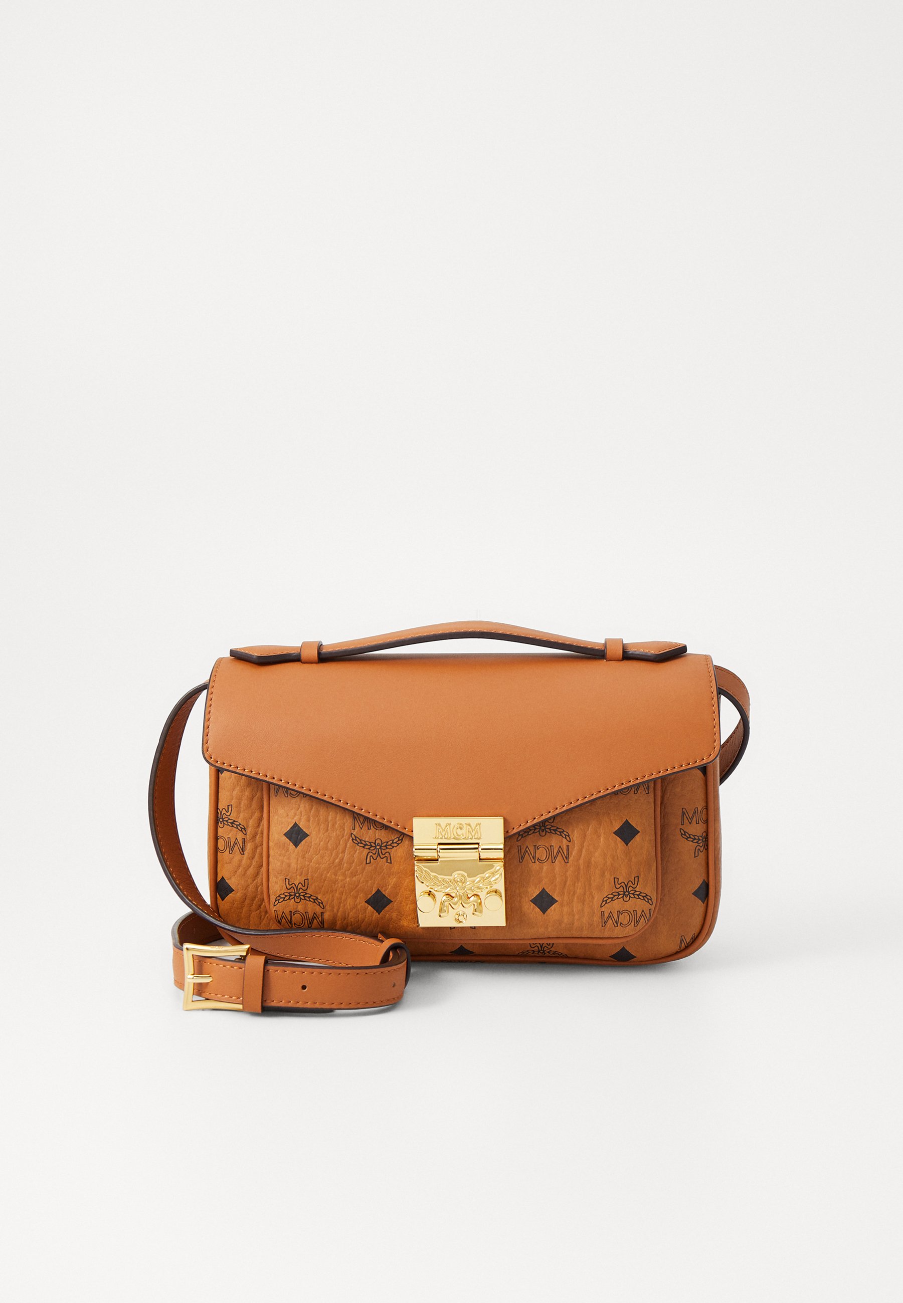 MCM TRACY CROSSBODY - Cross body bag - cognac - Zalando.co.uk