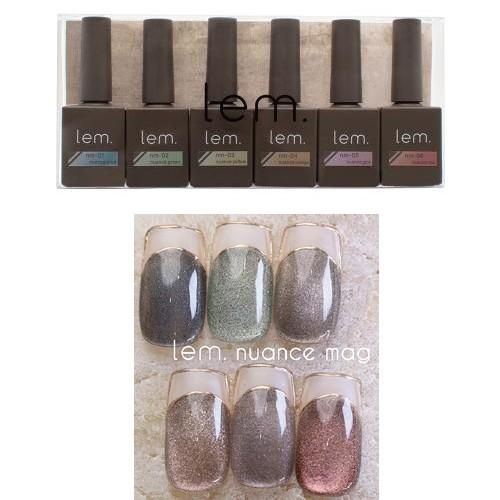 レム lem.]ニュアンスマグジェル 7g 6色セット - ネイル＆ビューティ