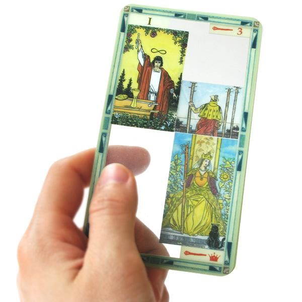問題をクリアに解決！透明タロットカード】ユニバーサル