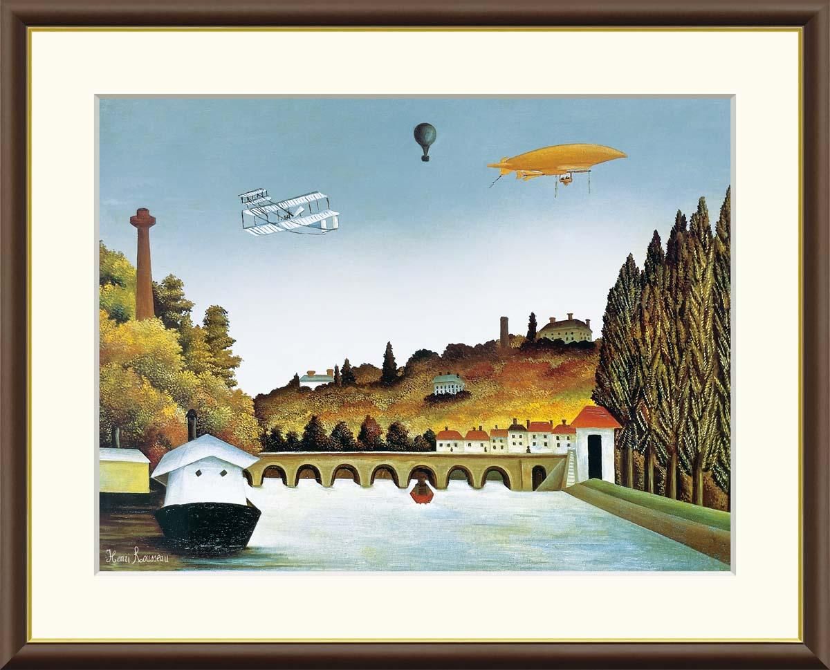 10年保証 絵画 版画 セーブル橋の眺め アンリ・ルソー 手彩仕上 高精細