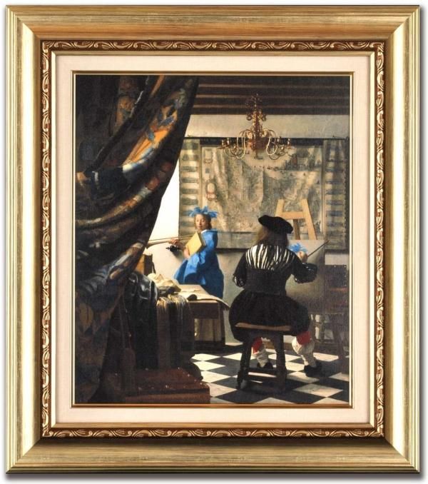 本格復刻画・名画》絵画芸術(額付き)スタンダード版 フェルメール