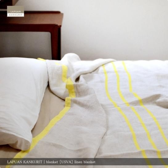 LAPUAN KANKURIT│ラプアン カンクリ リネンブランケット ［USVA］150
