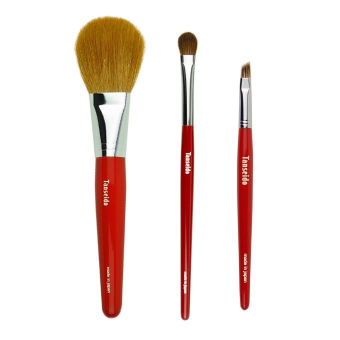 マスクメイクセット3 - 熊野筆・メイクブラシ・化粧筆の丹精堂