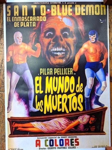 ルチャリブレ シネマ ポスター レプリカ - メキシコ雑貨とメキシコの