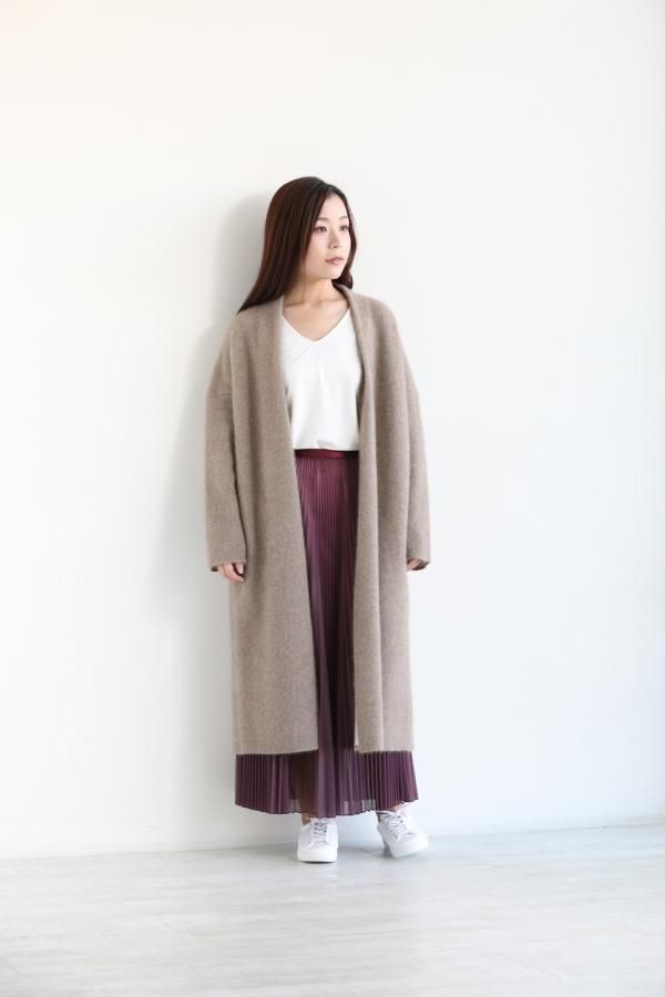 TOMORROWLAND(トゥモローランド) ダブルフェイスラクーン コーディガン