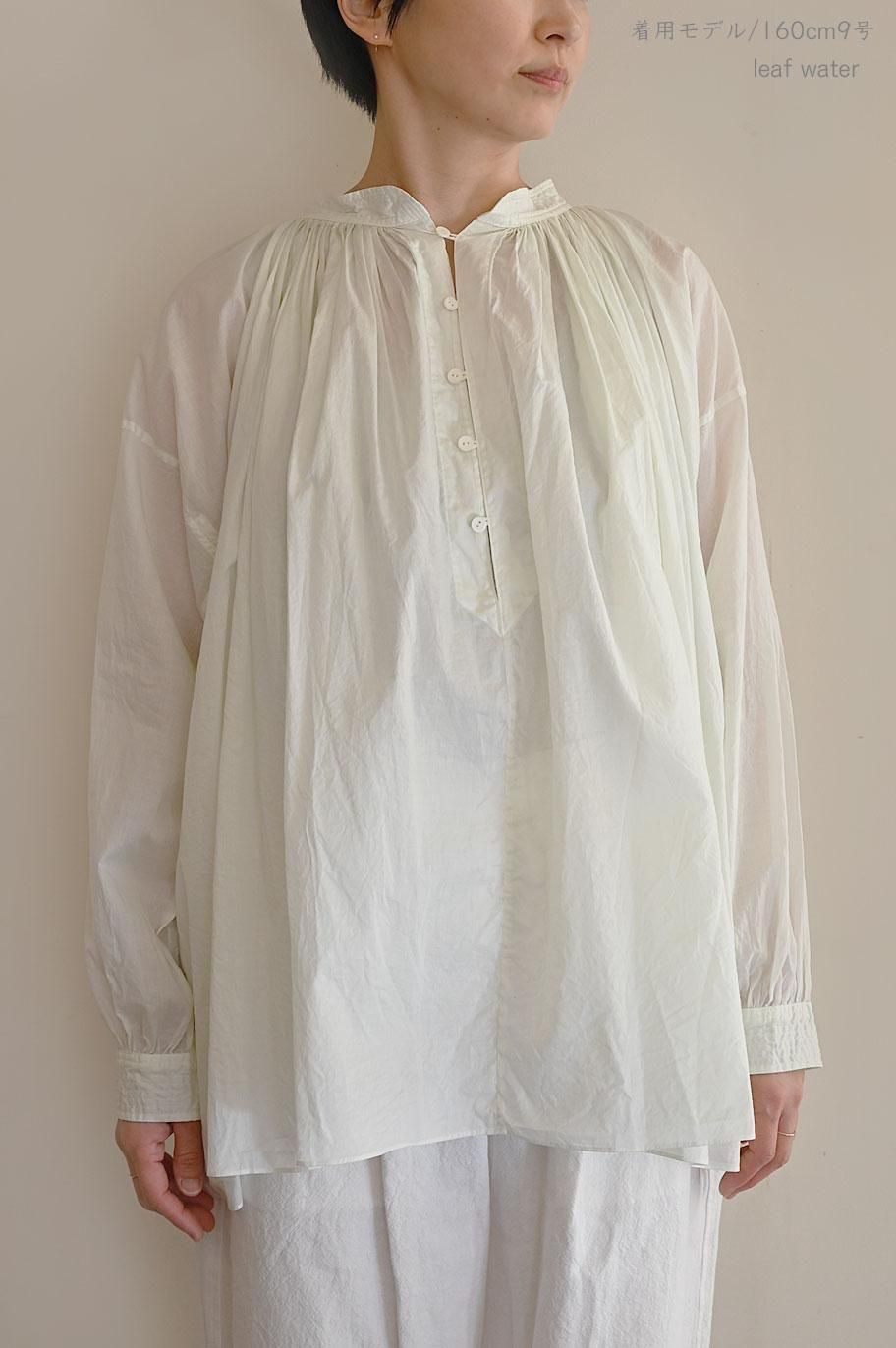 も*も様 ARTS＆SCIENCE ギャザー チャーチ スモック ブラウス シル