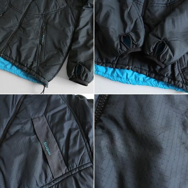イギリス製 スナグパック リバーシブルジャケット 黒x青 [Snugpak