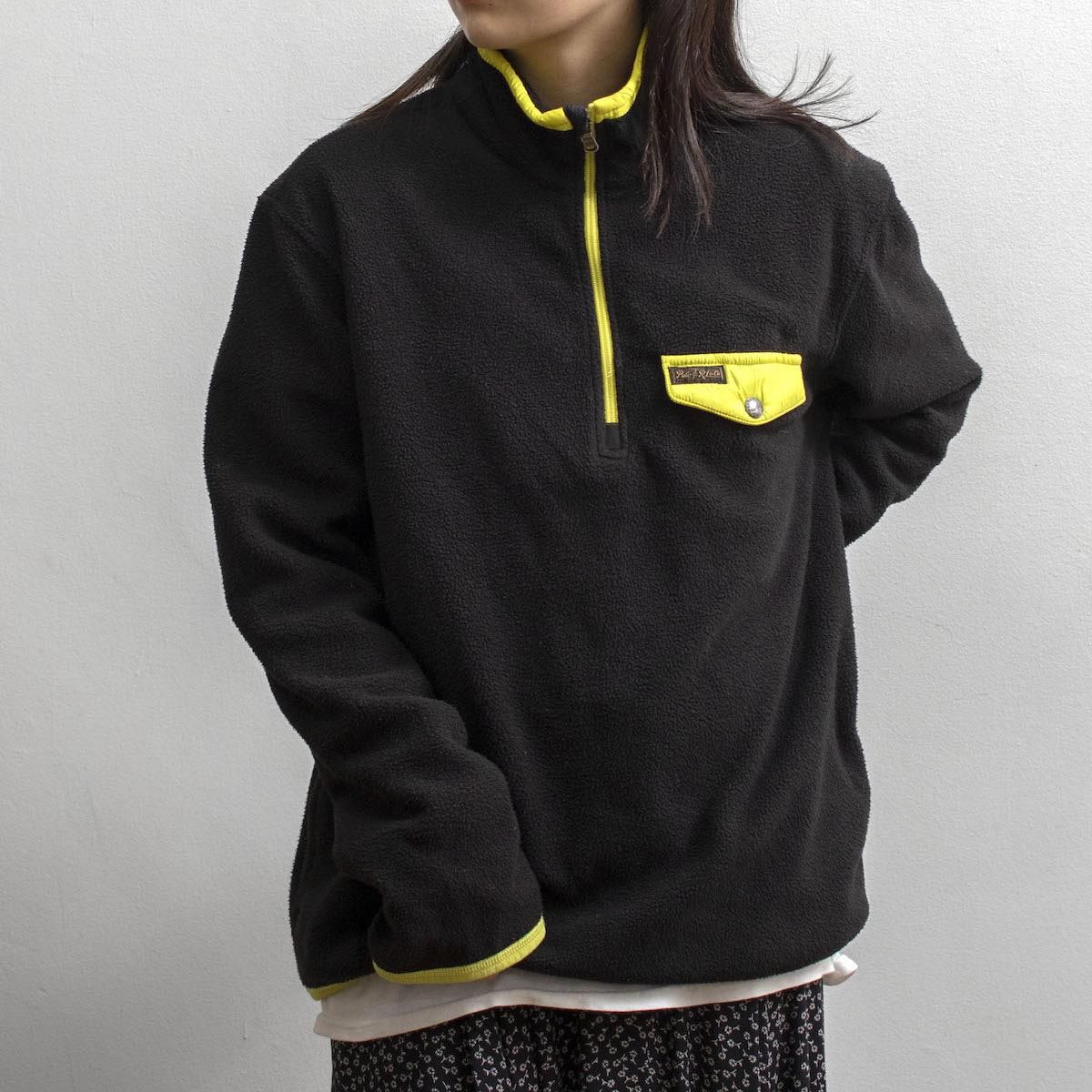 レディース] ラルフローレン フリース ハーフジップ ブラック [Ralph