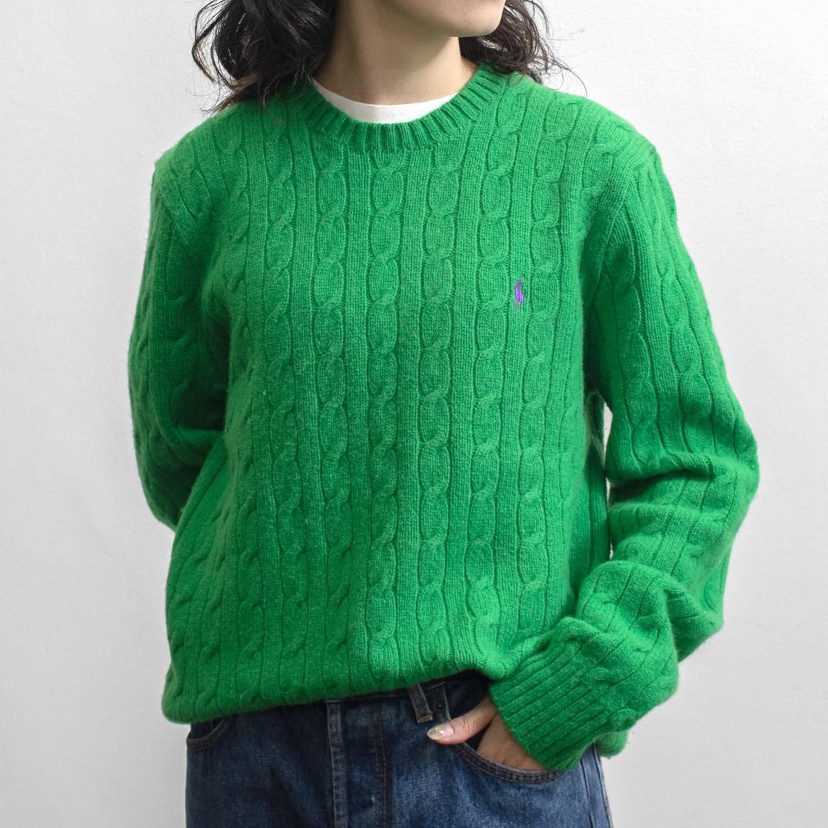 レディース] 1990s ヴィンテージ 香港製 ラルフローレン ウール混