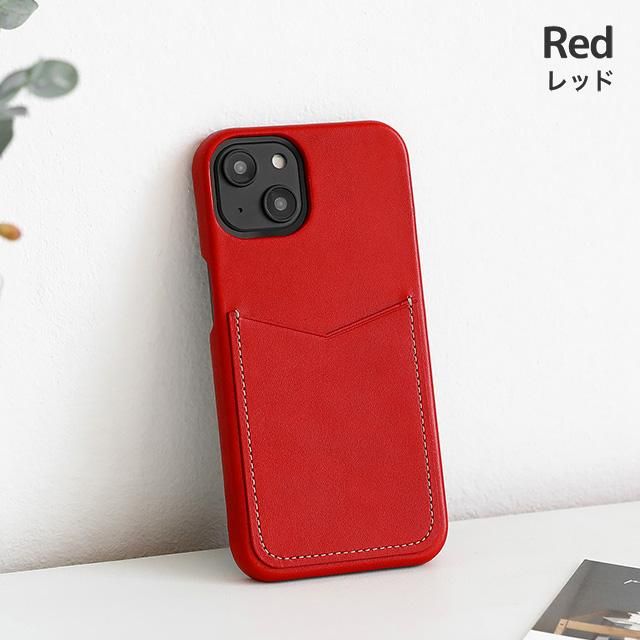 栃木レザーカードポケットハードケース - スマホカバーの通販｜iPhone