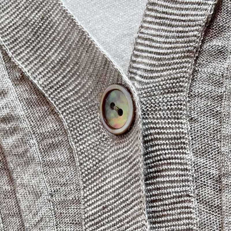 ヤク ワイドリブカーディガン - TAKEFU Official Online Shop