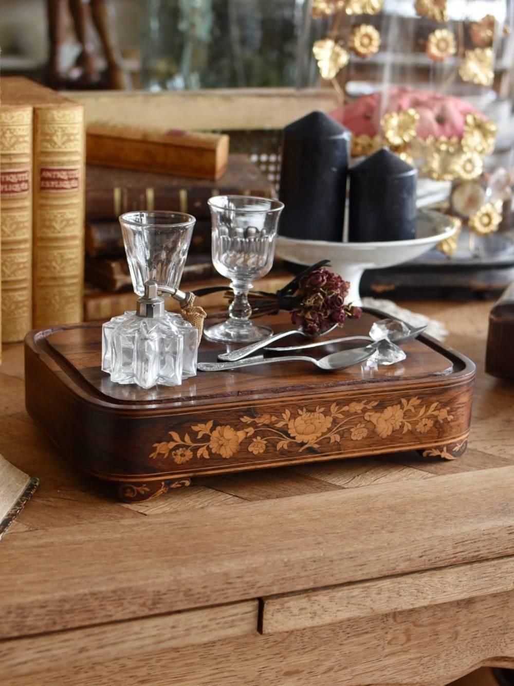 ディスプレイスタンド.brown フランスアンティーク雑貨 ディスプレイ