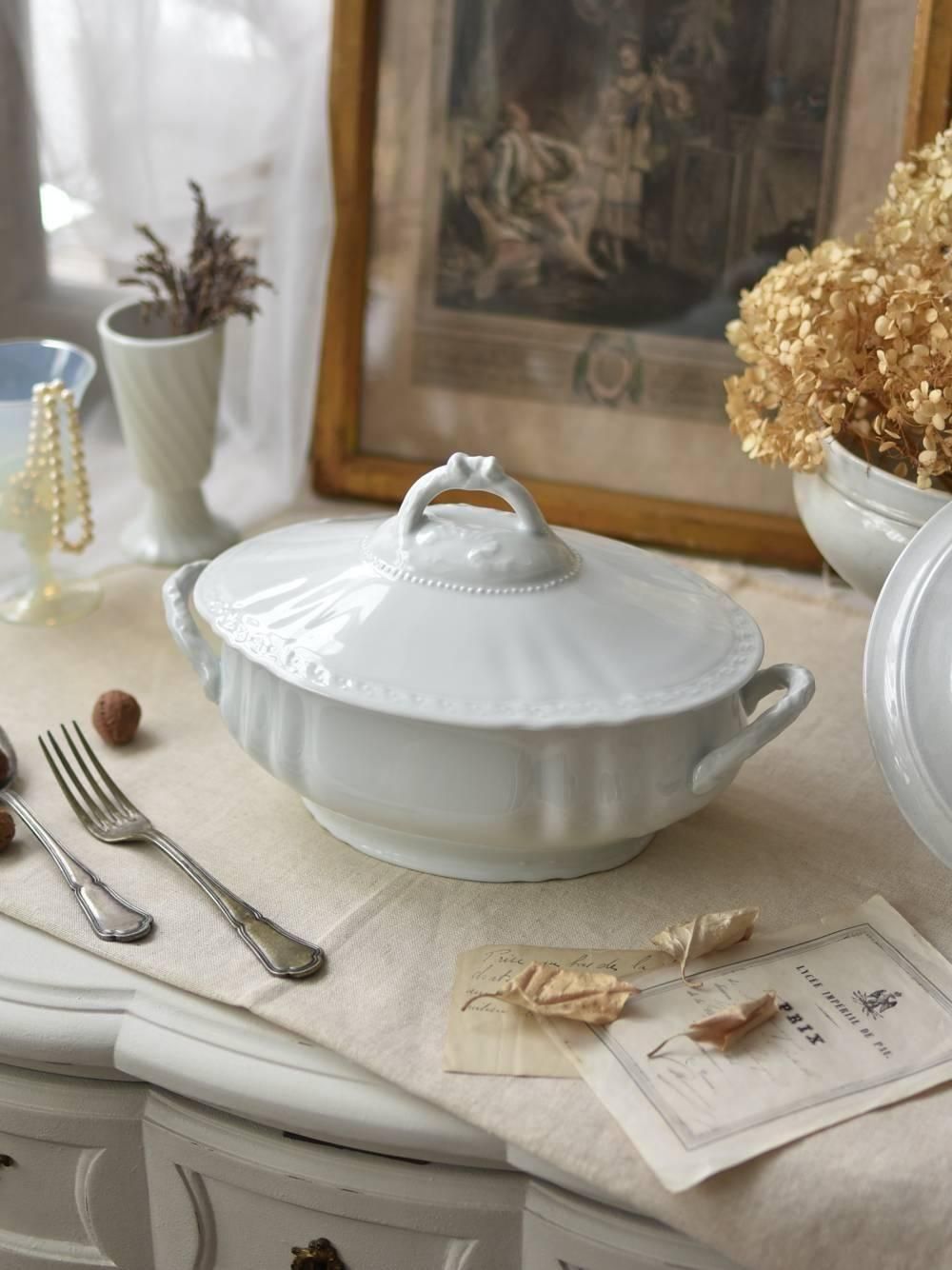 スーピエール.7 フランスアンティーク食器 テーブルウェア