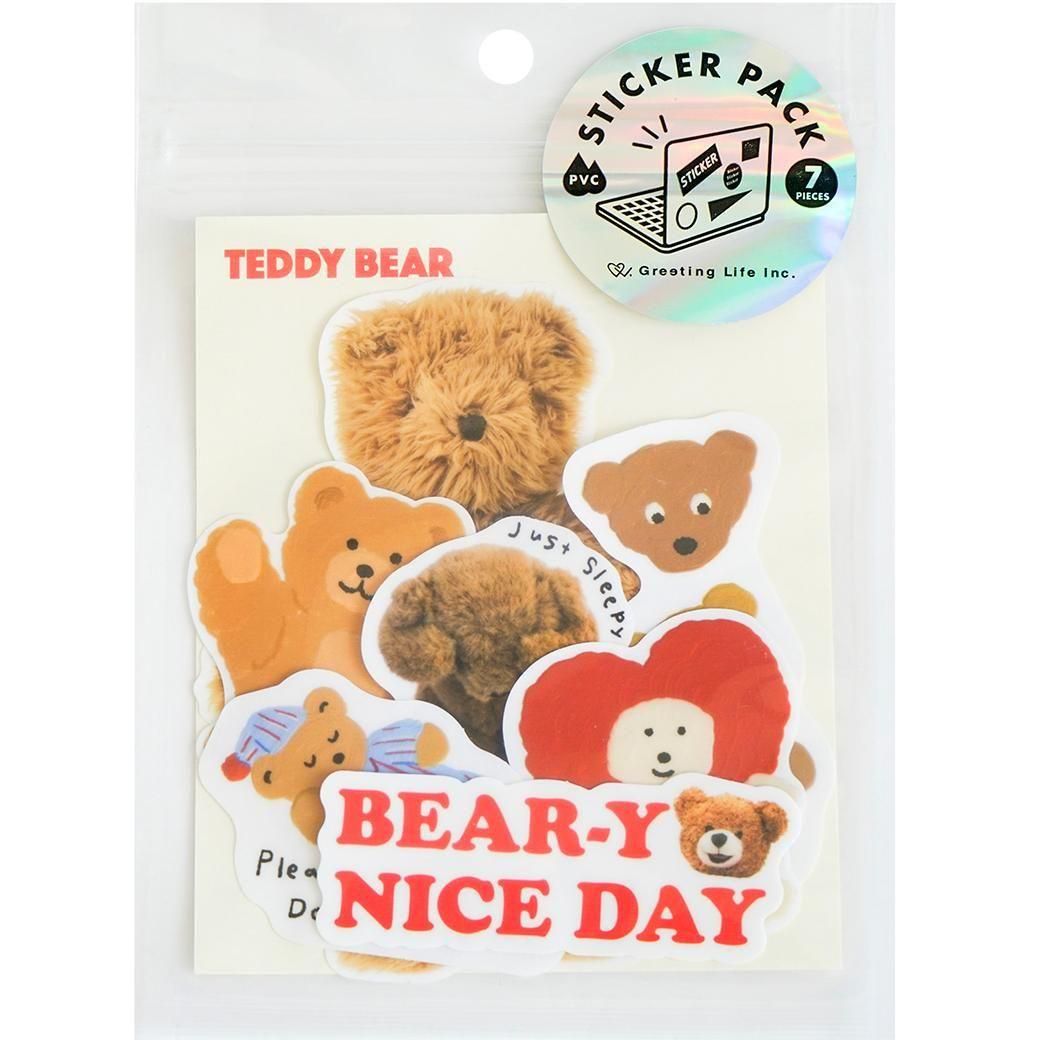 ステッカーパック | テディベア - PaperMint Online Shop