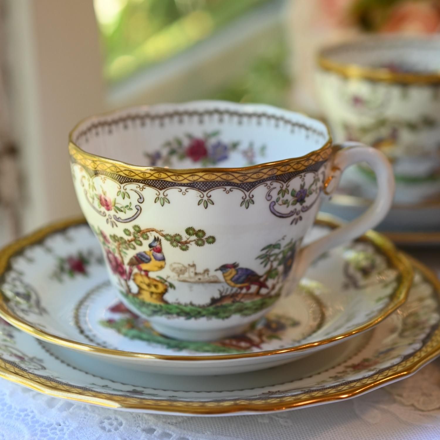 一点もの 芸術 1833年 英国 スポード コープランド カップ&ソーサー