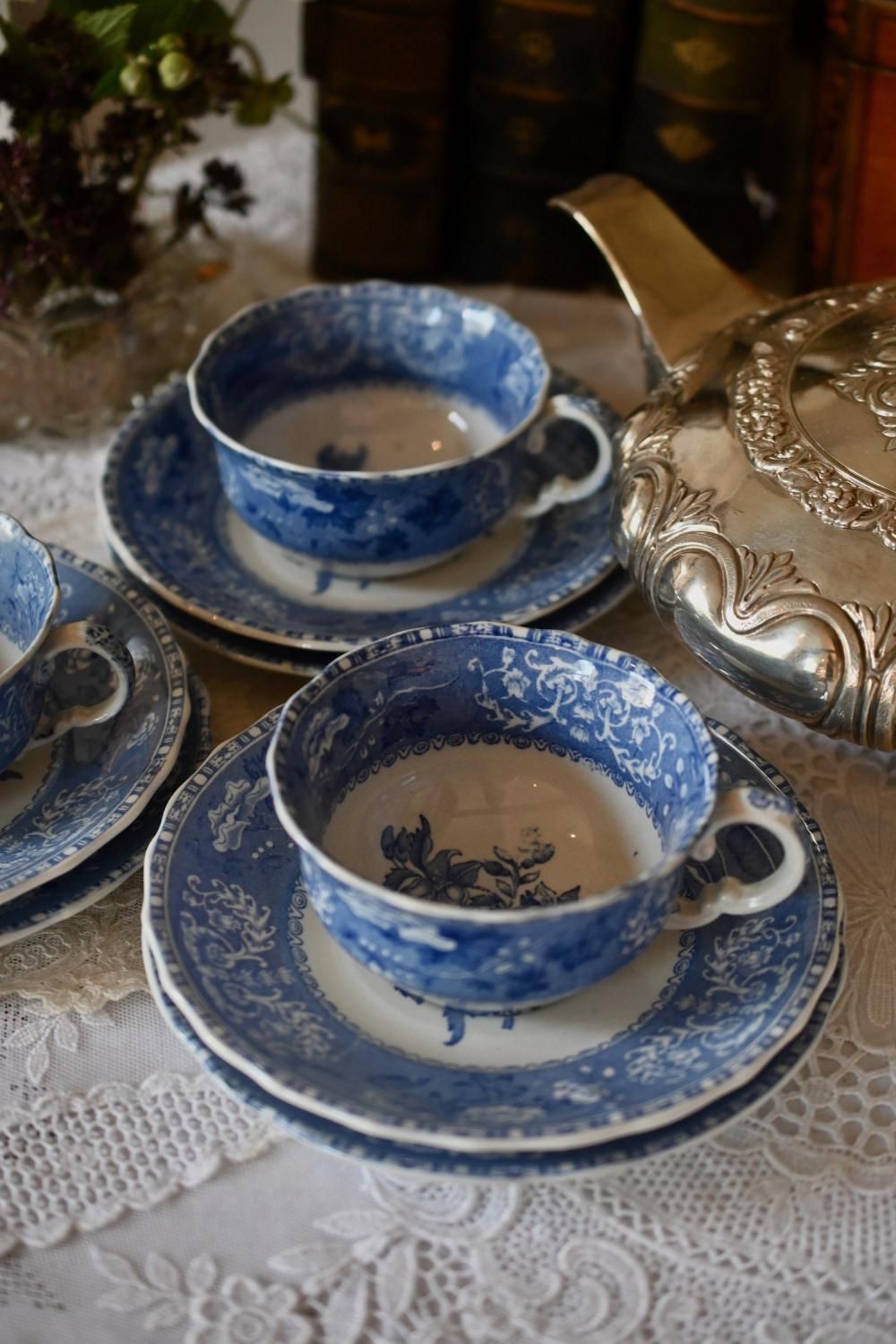 1890年代・スポード-コープランド期 スポードカミラ 優しいブルー