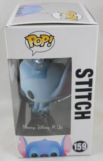 Funko Disney Pop! FLOCKED Seated Stitch #159 Vinyl Figure Hot