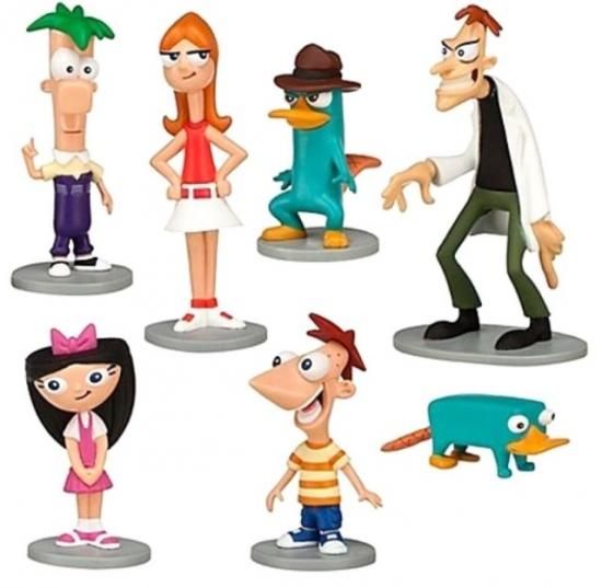 フィニアスとファーブ フィギュア セット - ディズニーフィギュア