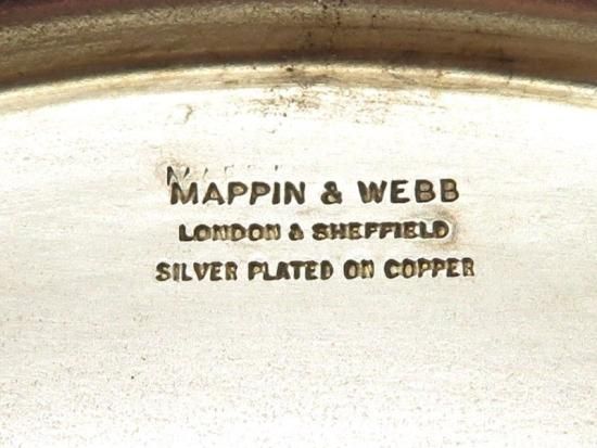 マッピン＆ウェッブ バスケット ○ 脚付きコンポート フルーツ皿 直径