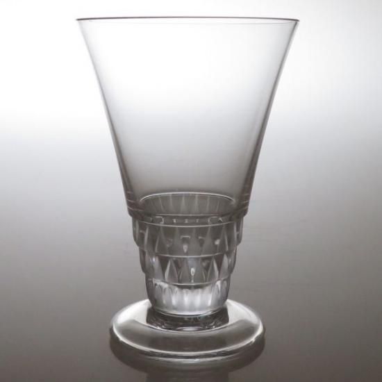 ラリック グラス ○ ブルグイユ ワイン グラス 幾何学文様 クリスタル