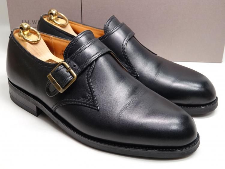 418 / 0728 極上 JMウエストン シングルモンク ブラック カーフ 6D
