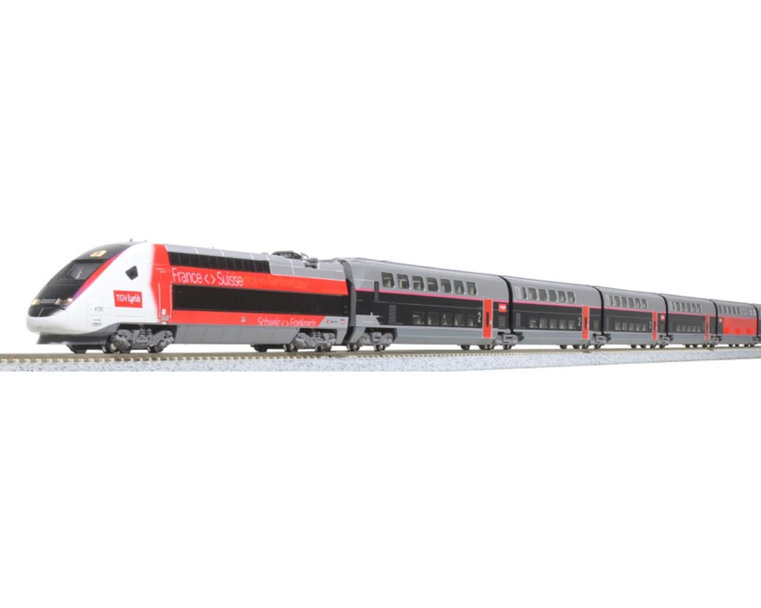 KATO/Lemke N TGV DUPLEX 10-TLG SNCF/LYRIA K101762 - 外国型 欧州型