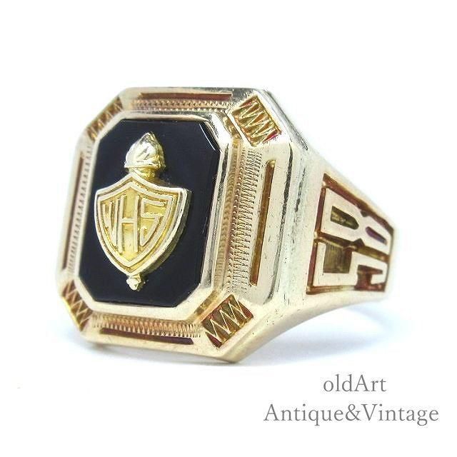 USA製1958年ヴィンテージWHSオニキス盾シールドエンブレムカレッジ