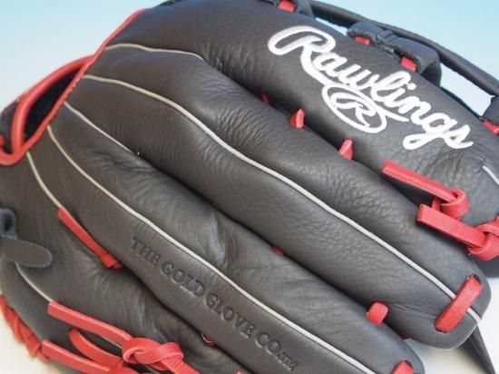 ○USA Rawlings ローリングス Select 黒赤○硬式 外野手用○左投 野球