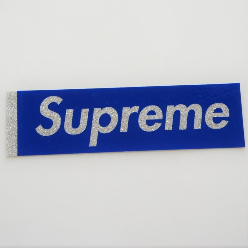 Supreme Bling Blue Box Logo Sticker - Supreme 通販 Online Shop A-1