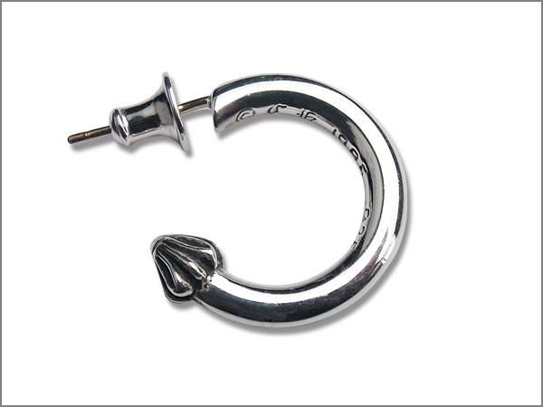CHROME HEARTS (クロムハーツ) プレーン フープ イヤリング - Freaks