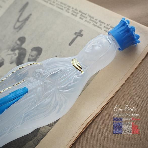 フランス直輸入】フランス ルルドの聖水入り 聖母マリア像ボトル 大型