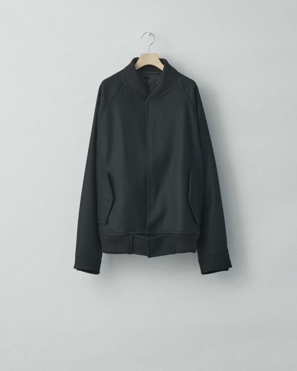stein(シュタイン)/OVERSIZED MELTON STUDIUM JACKET/Black 通販
