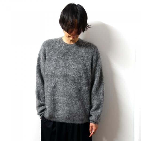 ssstein(シュタイン)/KID MOHAIR KNIT CREW NECK LS/GREY 通販