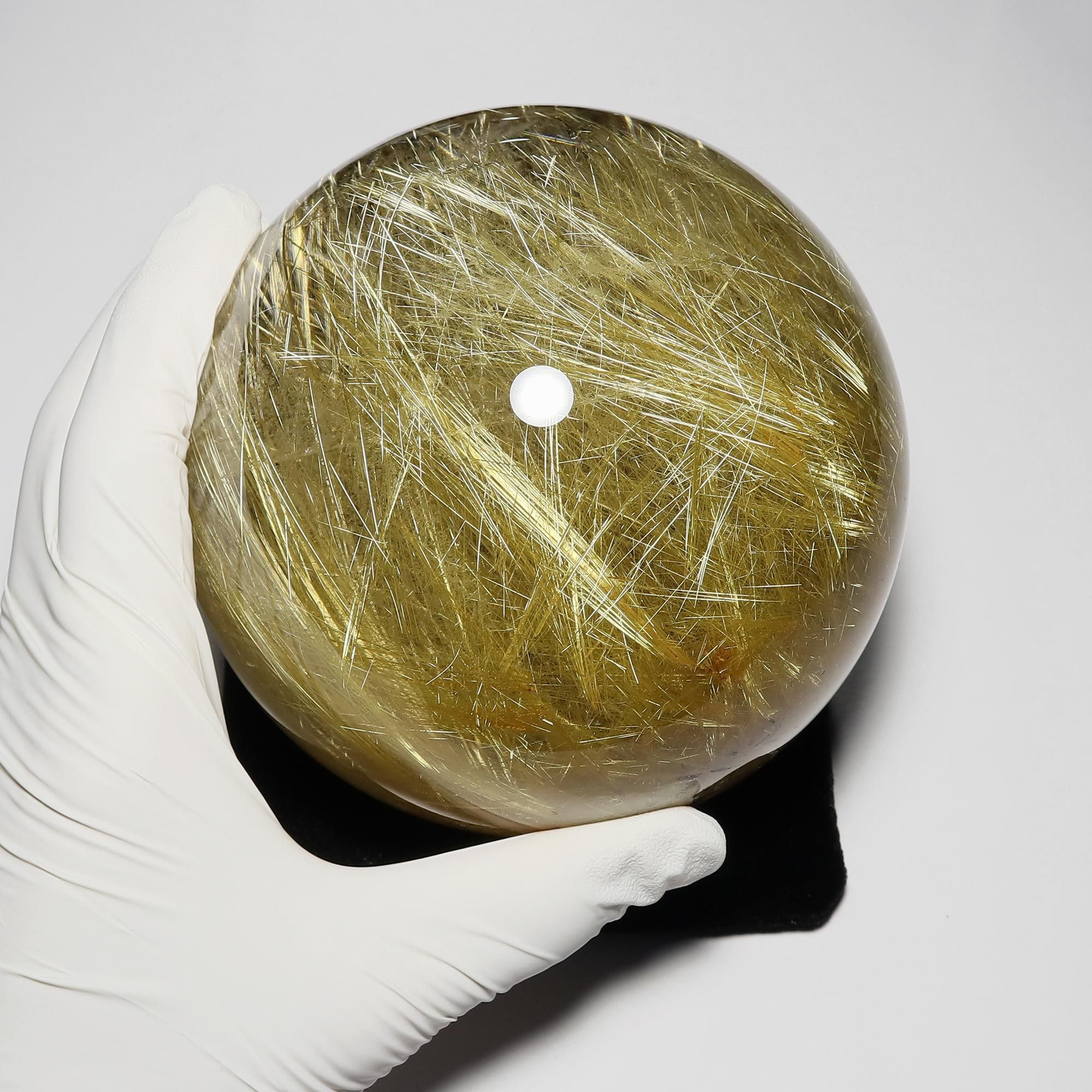 最高峰/歴代最大サイズ】プレミアム タイチンゴールドルチルクォーツ