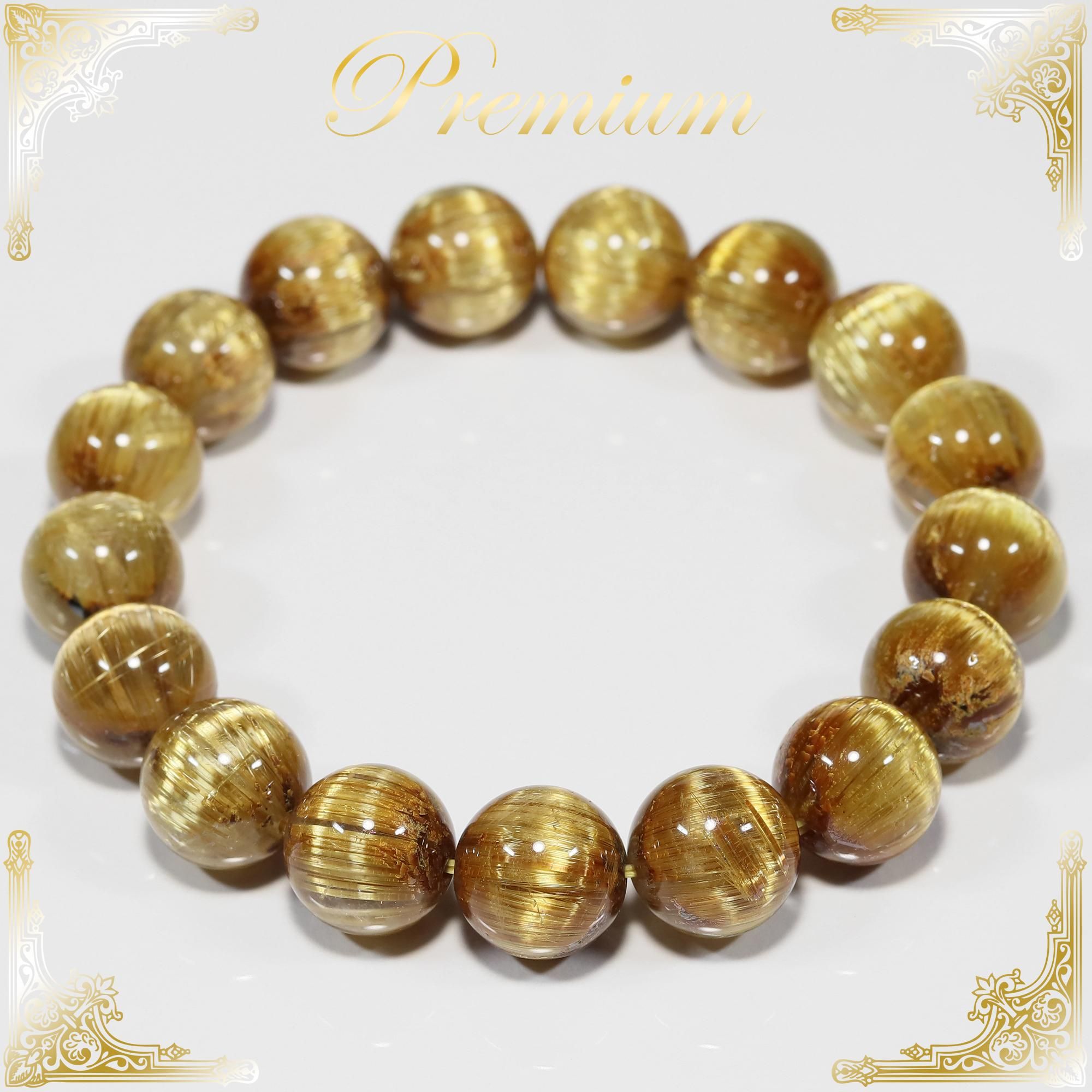 最高級ランクルチルクォーツ「プレミアムフォーチュネイトルチル」