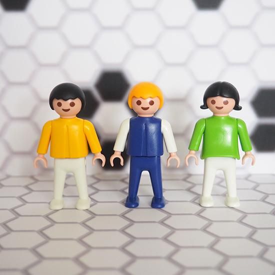 ドイツ買付品] プレイモービル オールド子供プレイモービル3体セット