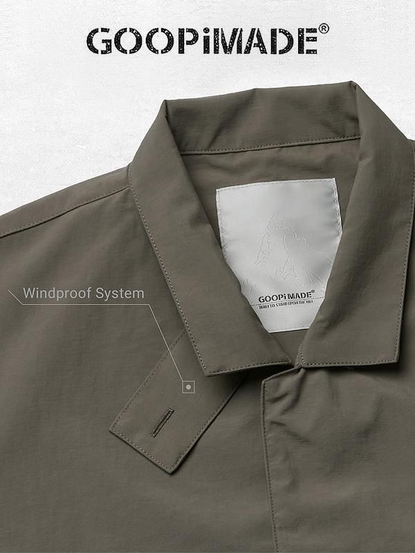 GOOPiMADE - グーピーメイド - “TP-01“ WR NECKBAND SHIRT - SHINKIROU