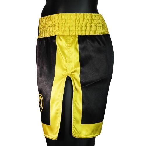 YORO MUSHA パッド付きショーツ 黒/黄色 YORO MUSHA パッド付き