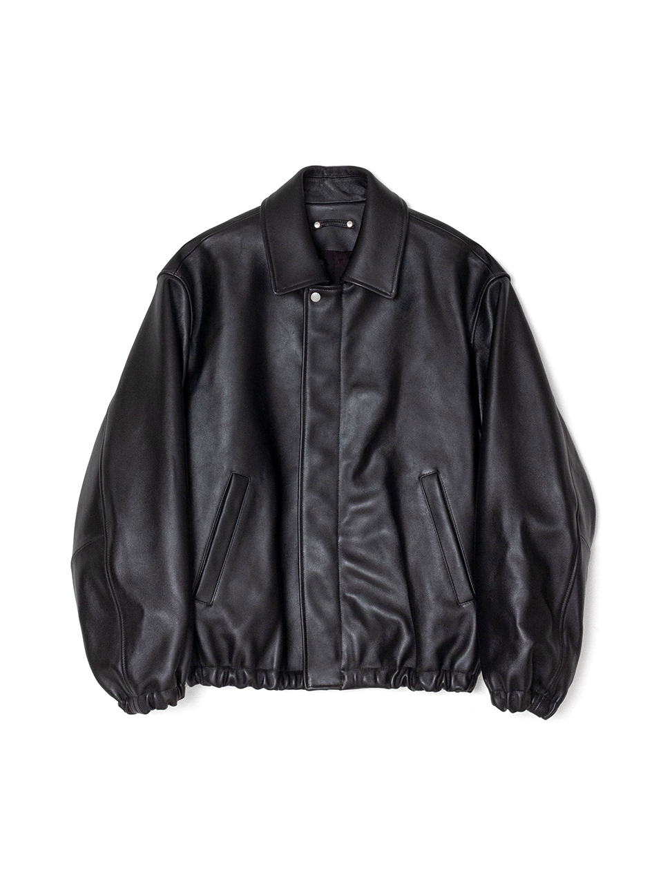 SHEEP LEATHER ZIP SHORT JACKET-シープレザージップショート