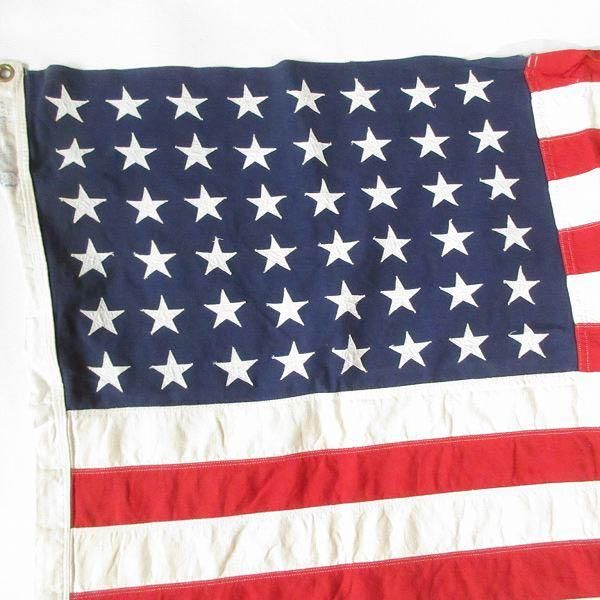ビンテージ 48星 ～50s アメリカ国旗 星条旗 82.5cm×138cm フラッグ