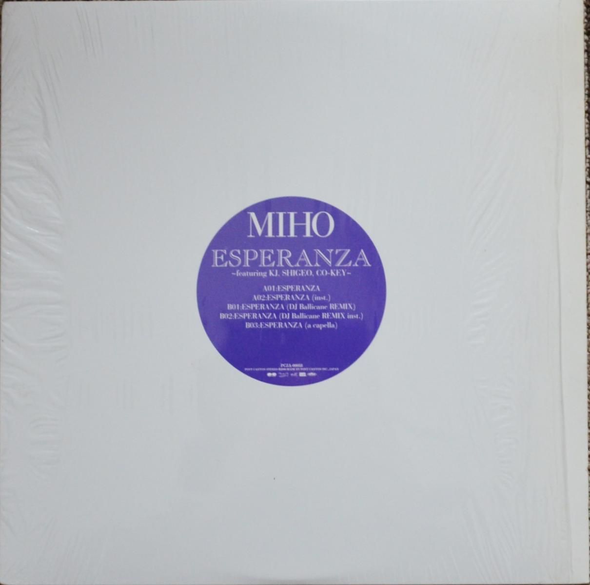 MIHO / ESPERANZA (FEAT.K.J.,SHIGEO,CO-KEY) (12