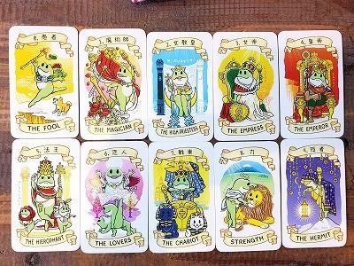 ケロット ポップなカエルのタロット カラー