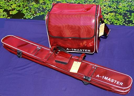 レッド！背負いもできるA-1マスター ライトバック＆2層ライトロッド