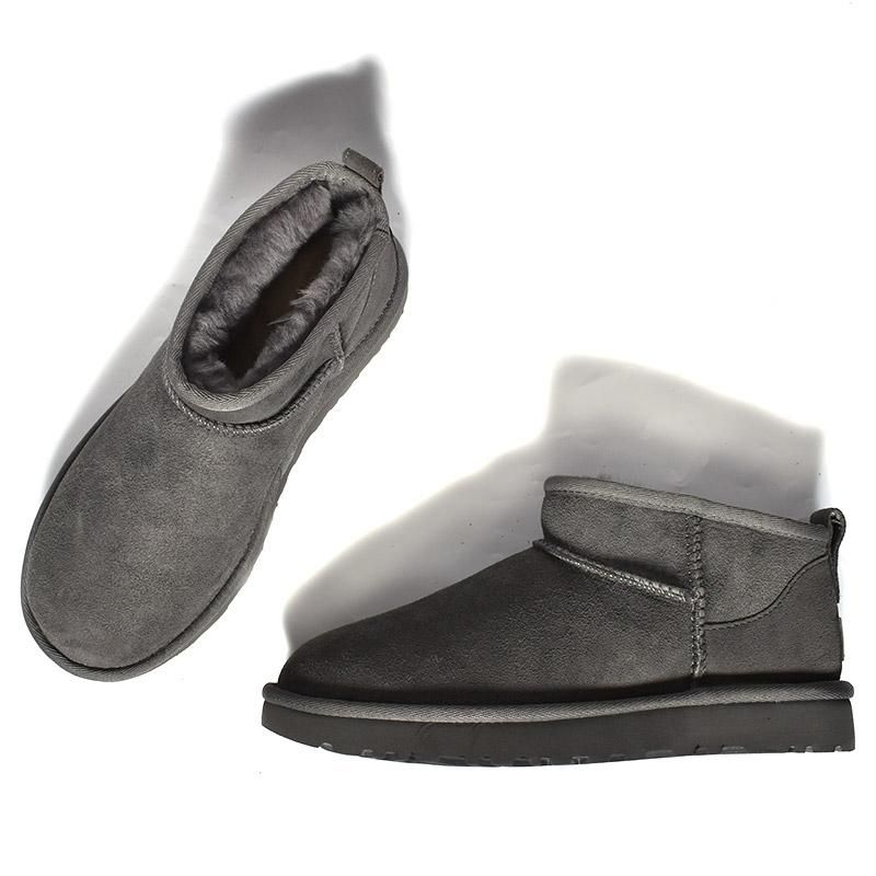 UGG WOMEN CLASSIC ULTRA MINI GRAY アグ ムートンブーツ クラシック