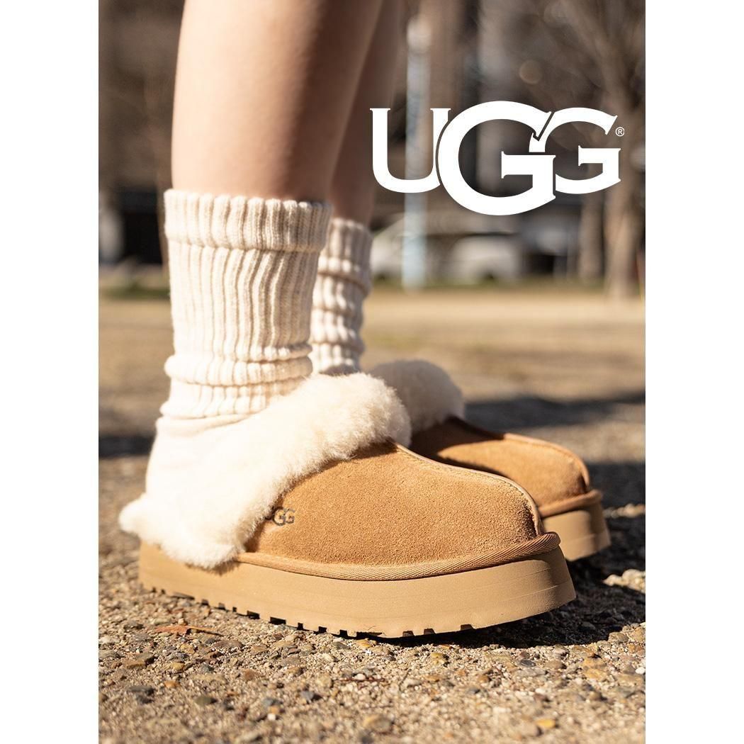 UGG W DISQUETTE CHESTNUT アグ ウィメンズ ディスケット サンダル