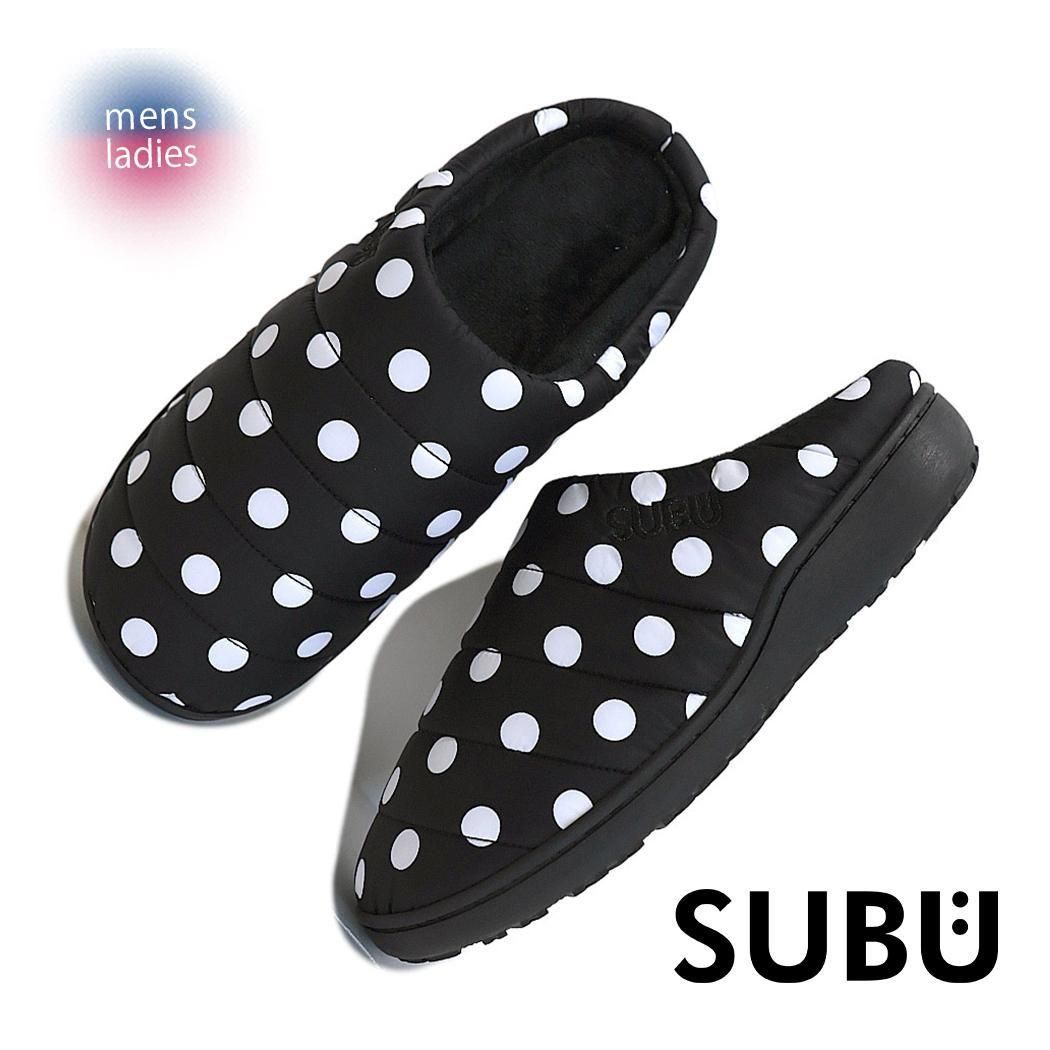 SUBU WINTER SANDAL DOTS スブ ウィンターサンダル ルームシューズ