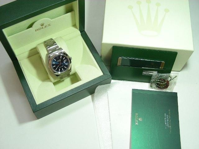 ロレックス デイトジャストII 116300 青バー 正規未使用品 - 腕時計