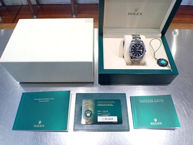 ロレックス デイトジャスト41 ブラックバー 126334 '24年 未使用品
