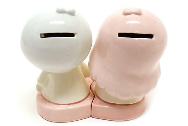 LittleTwinStars リトルツインスターズ キキララ 陶器製 貯金箱 1976年