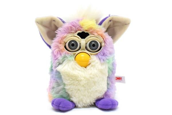 Furby/ファービー・TOMY/トミー・パープル×ホワイト×マーブル・Tie-Dye